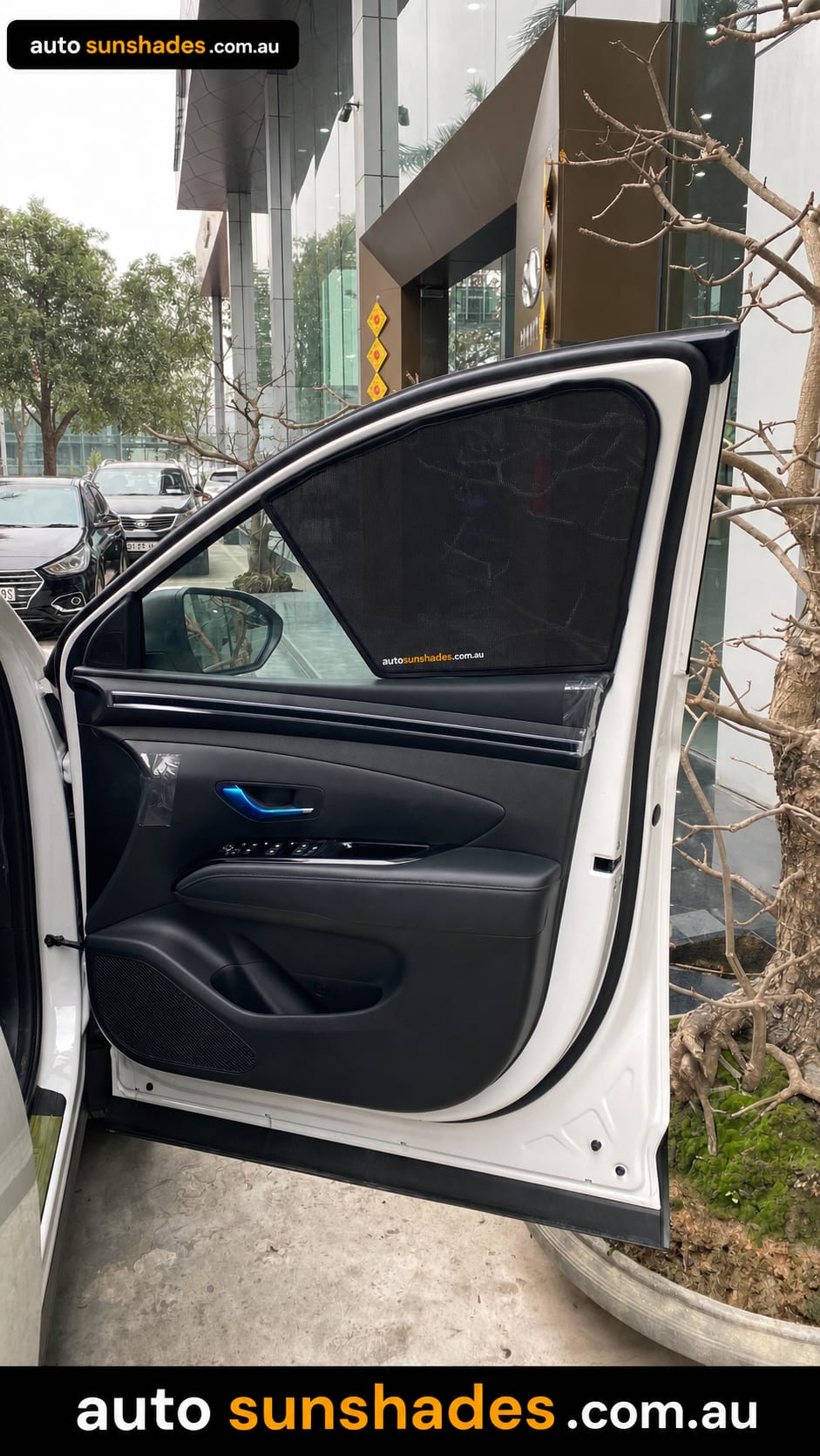 HYUNDAI TUCSON 2022-2025 custom-fit car window sun shades — photo 3