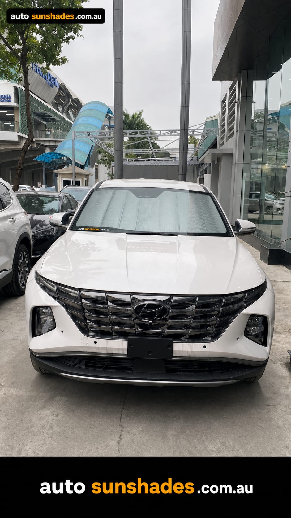 HYUNDAI TUCSON 2022-2025 custom-fit car window sun shades — photo 1