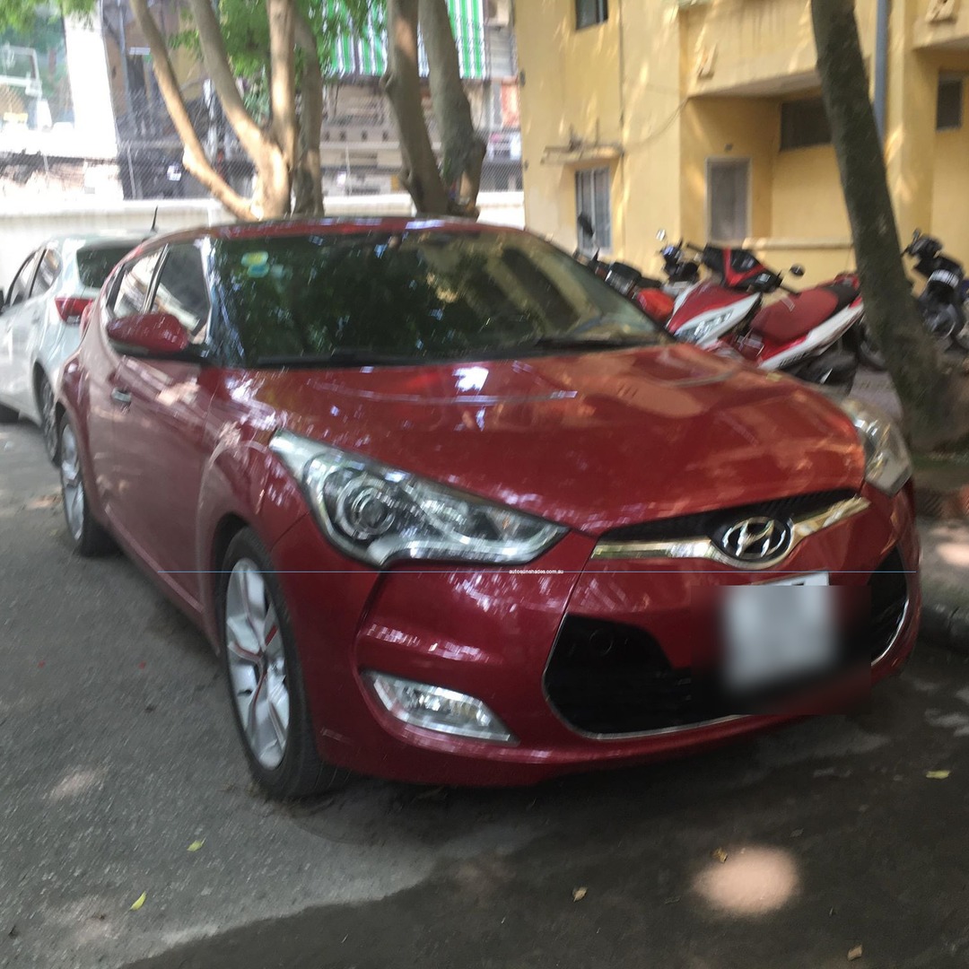 HYUNDAI VELOSTER custom-fit car window sun shades — photo 10