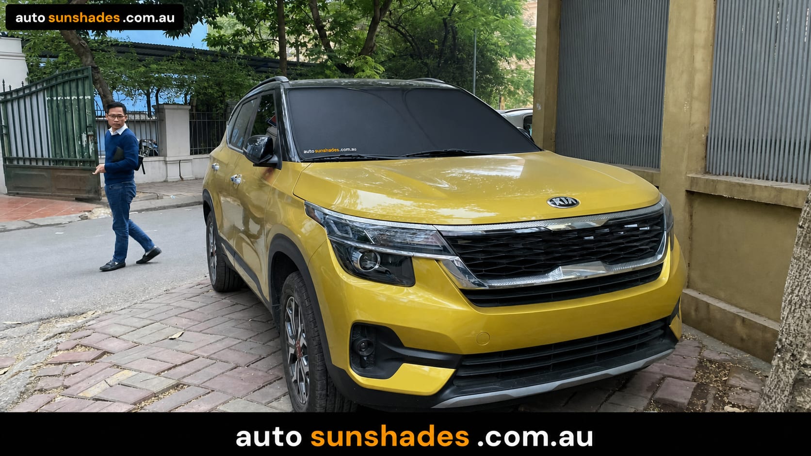 KIA SELTOS custom-fit car window sun shades — photo 1