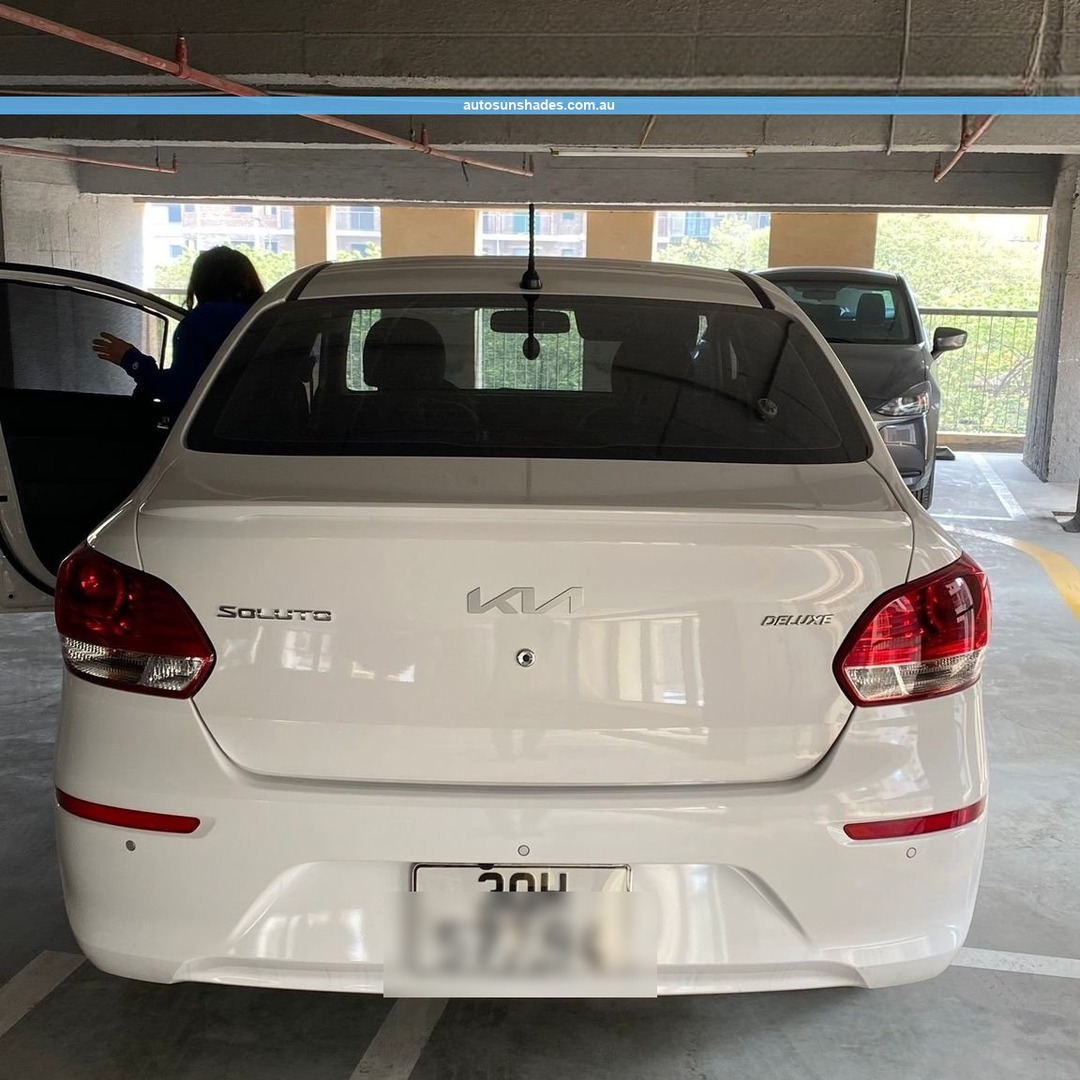 KIA SOLUTO custom-fit car window sun shades — photo 8