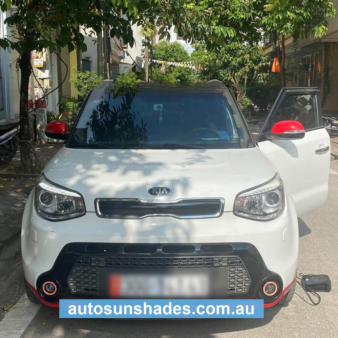 KIA SOUL 2014-2019 custom-fit car window sun shades — photo 7