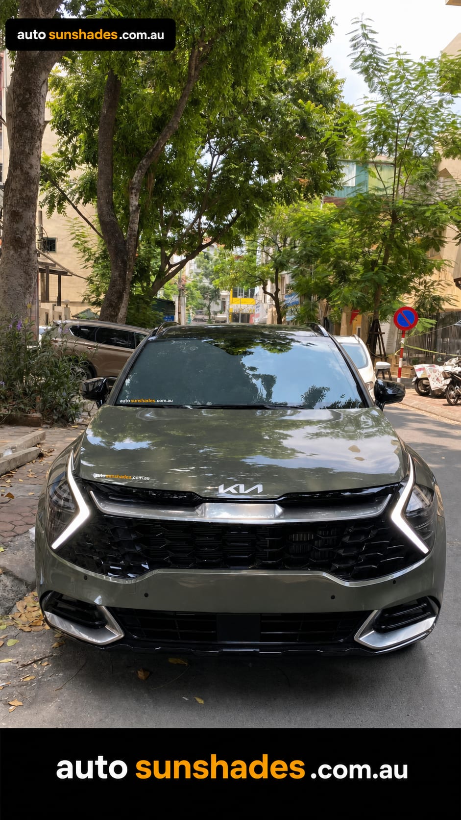KIA SPORTAGE 2023-2025 custom-fit car window sun shades — photo 1