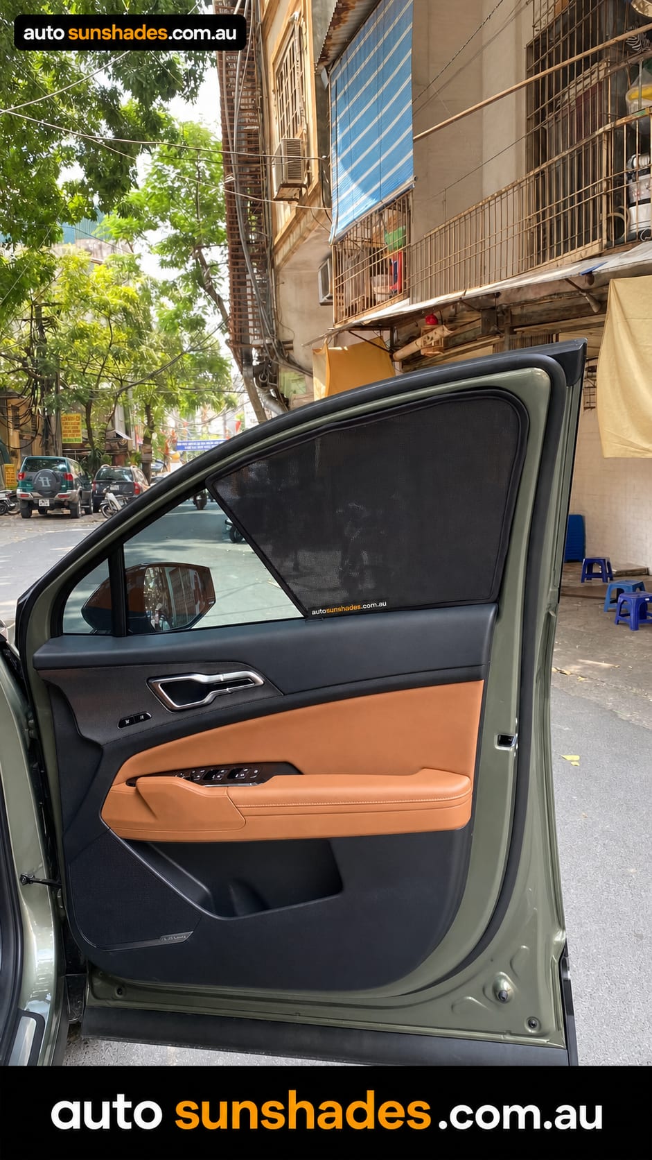 KIA SPORTAGE 2023-2025 custom-fit car window sun shades — photo 6