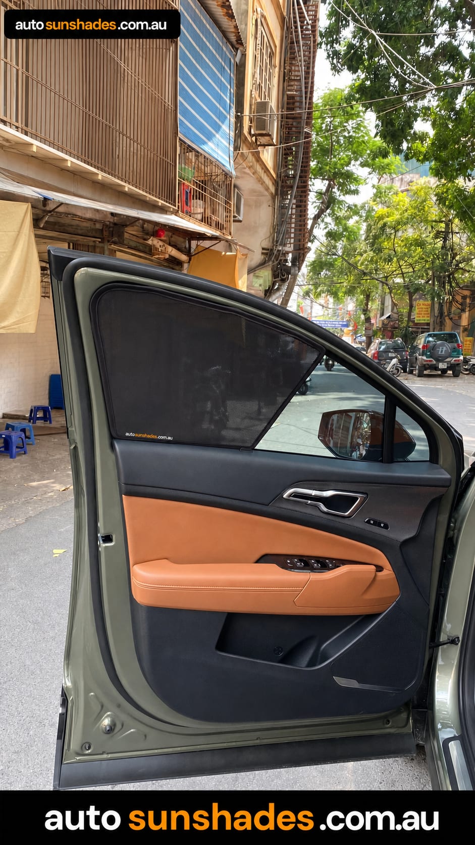 KIA SPORTAGE 2023-2025 custom-fit car window sun shades — photo 3