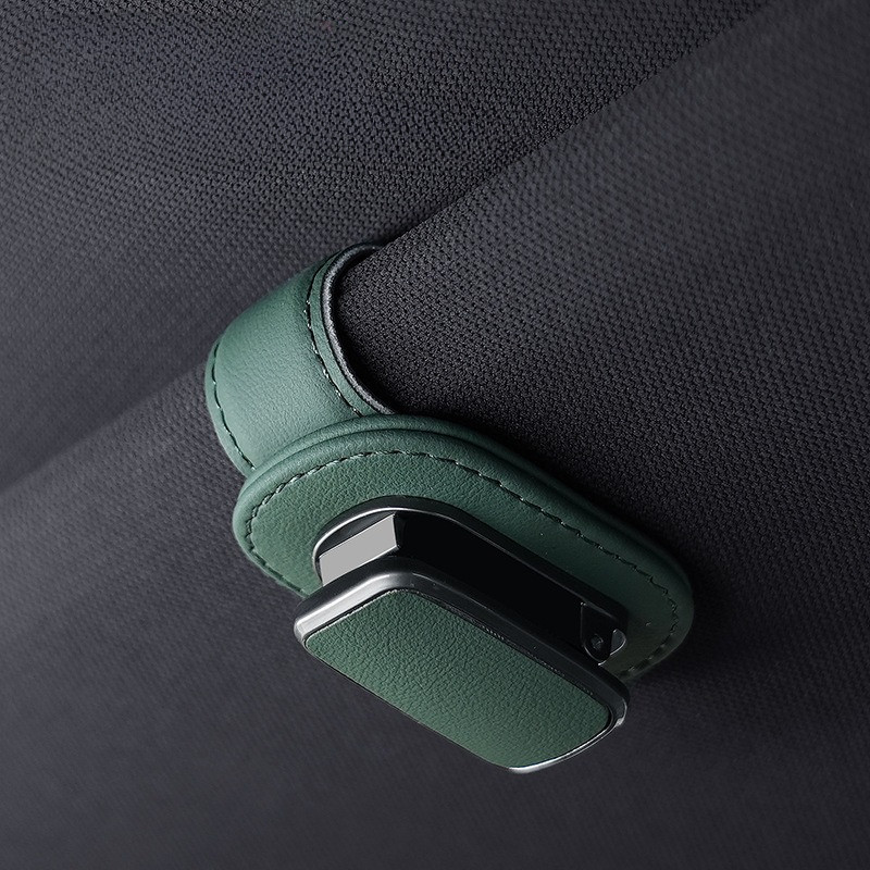 Leather Sunglasses Visor Clip — photo 11