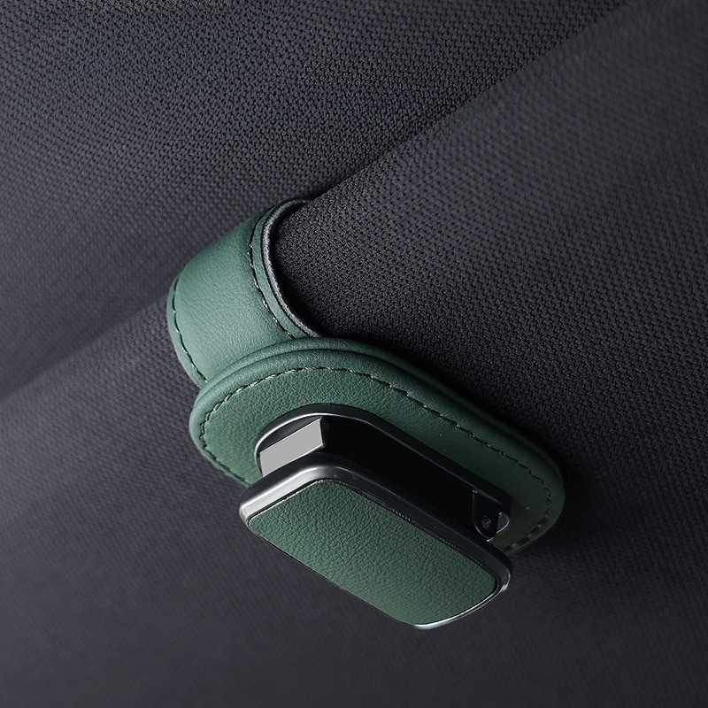 Leather Sunglasses Visor Clip — photo 7
