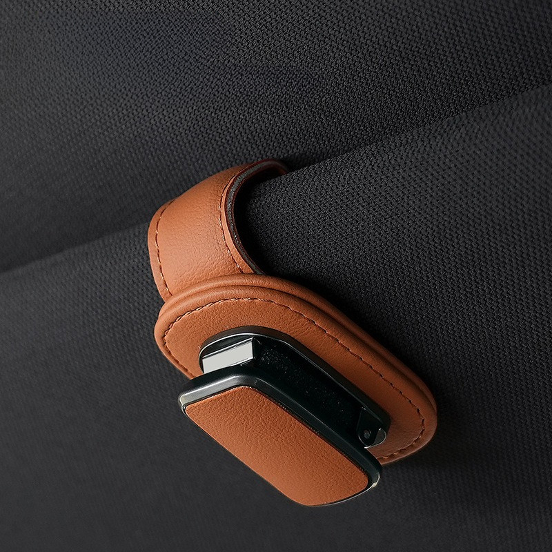 Leather Sunglasses Visor Clip — photo 12