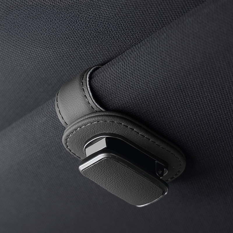 Leather Sunglasses Visor Clip — photo 5