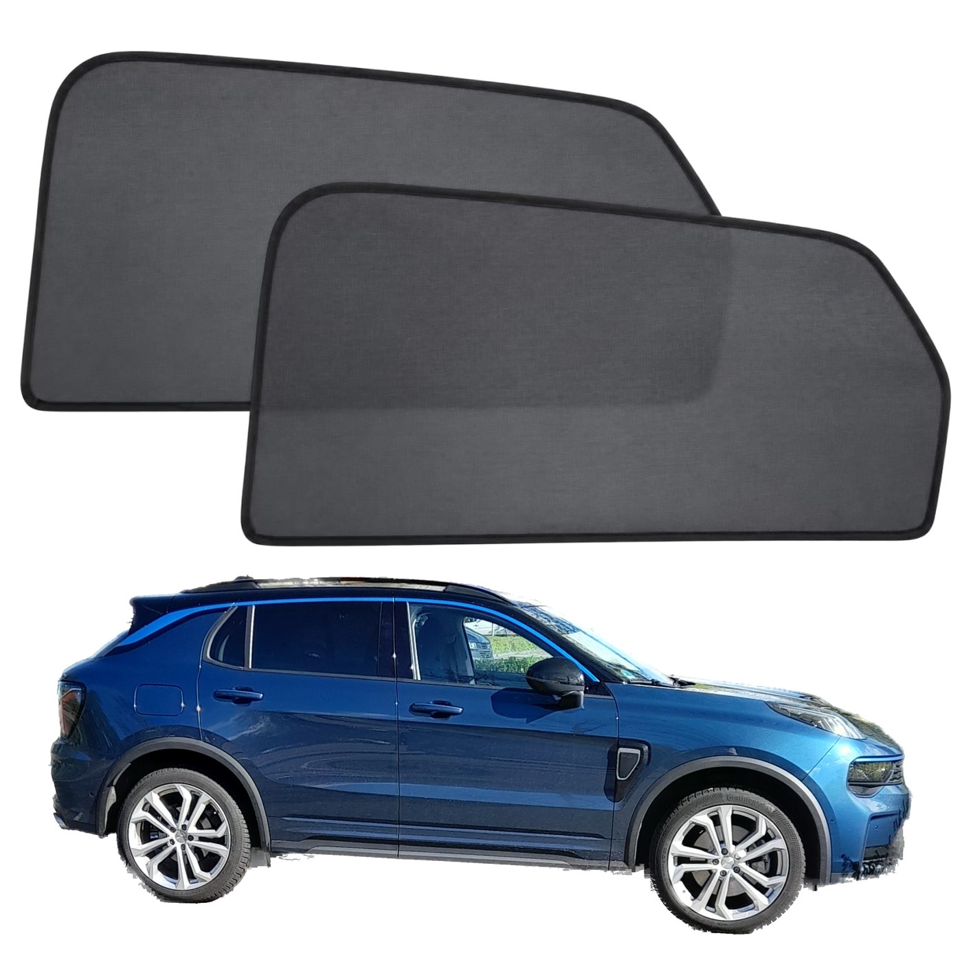Lynk & Co 01 1st Gen SUV 2017-2026 custom-fit magnetic car window sun shades