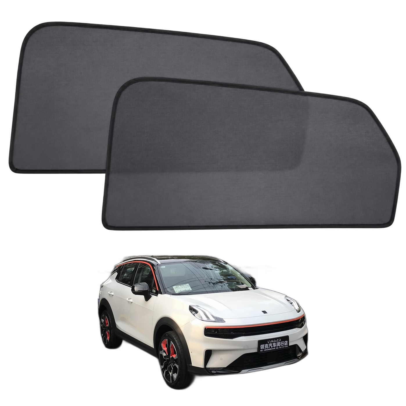 Sun shades for LYNK & CO 06
