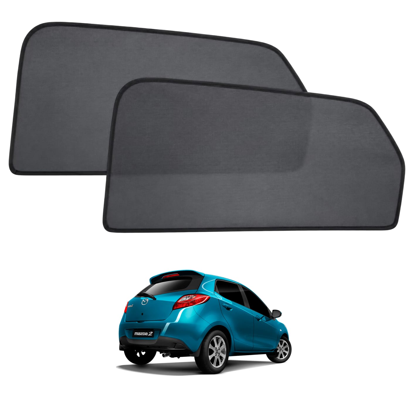 Sun shades for MAZDA 2S 2010-2015