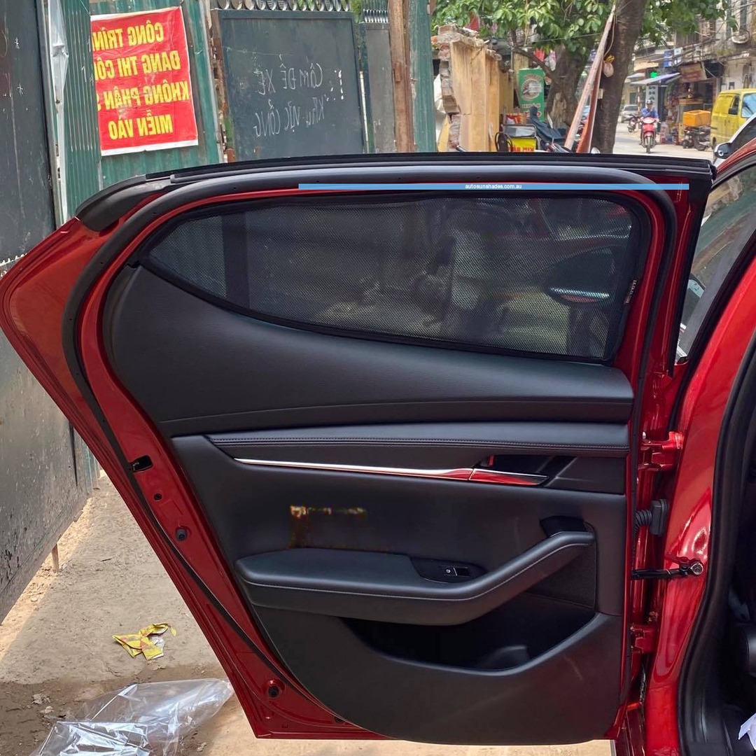 MAZDA 3 SPORT 2021-2025 custom-fit car window sun shades — photo 8