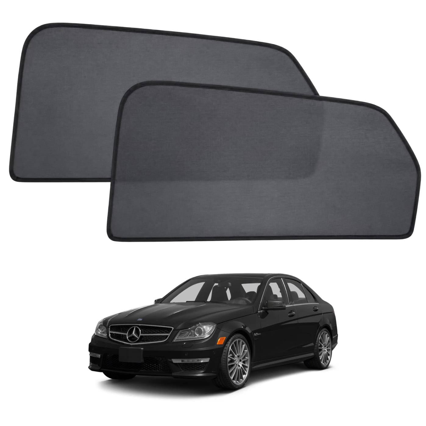 Sun shades for MERCEDES C200 2008-2015