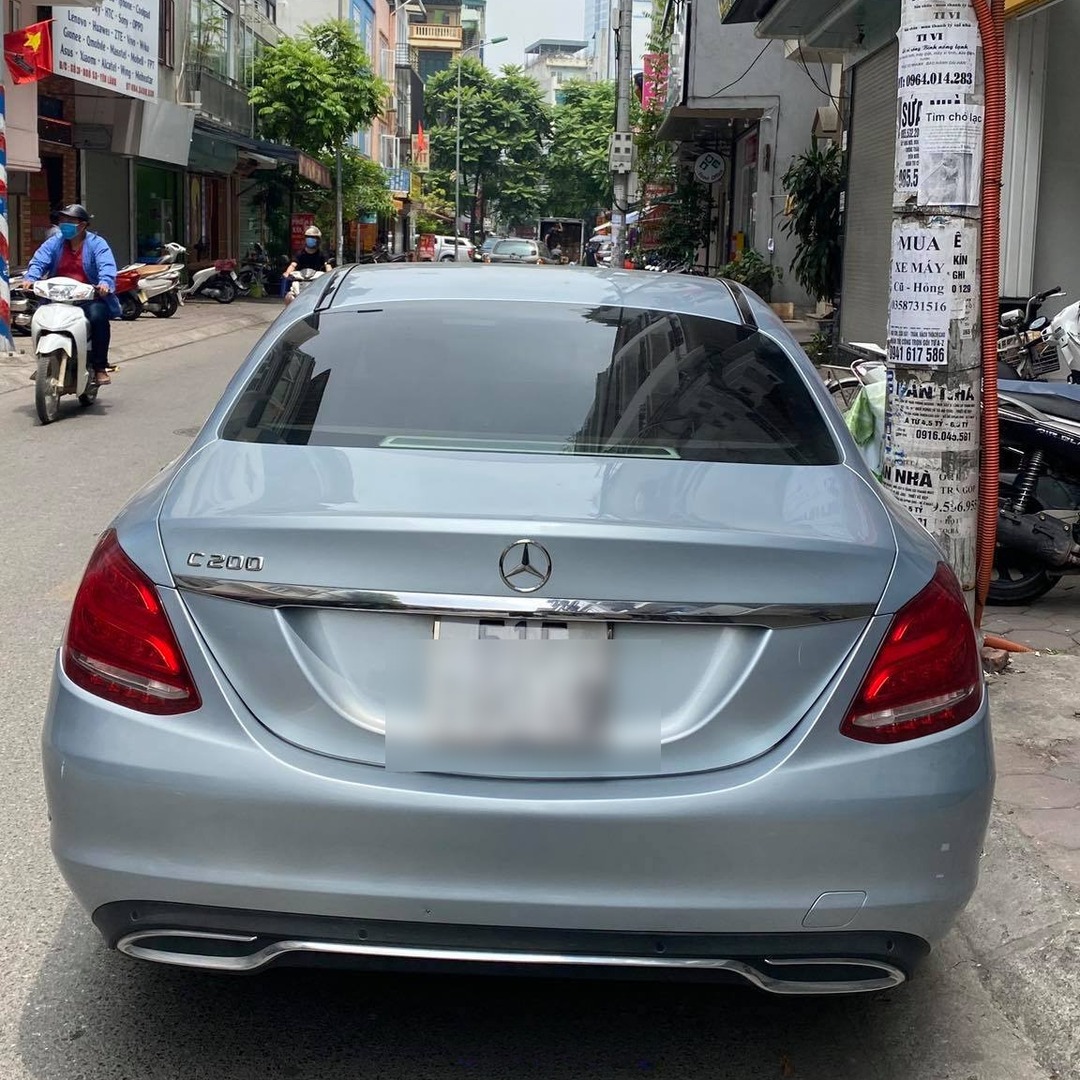 MERCEDES C200 2016-2021 custom-fit car window sun shades — photo 14