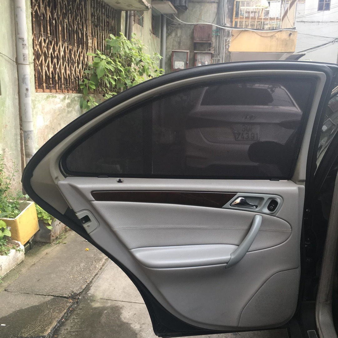 MERCEDES C200 W203 2000-2007 car window sun shades — photo 6