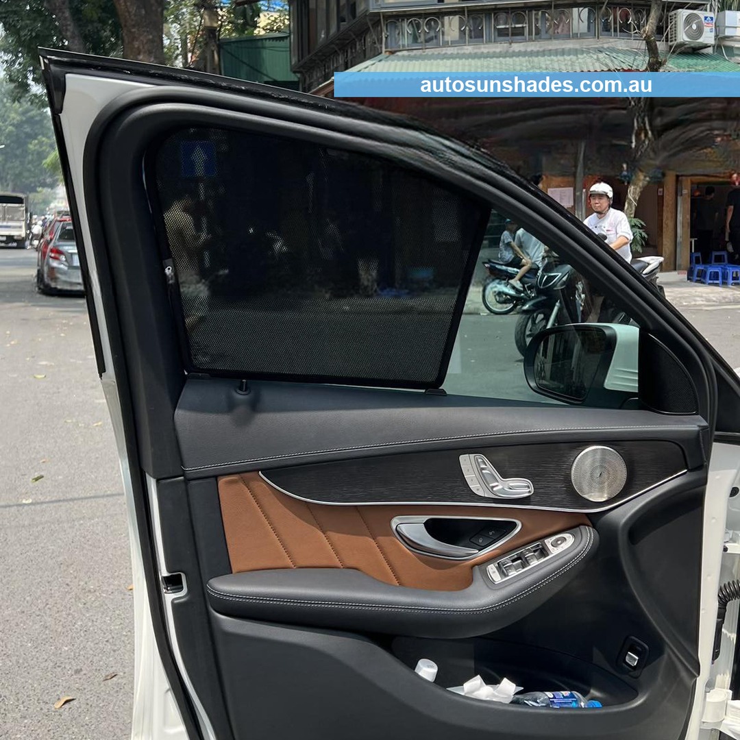 MERCEDES GLC 2016-2022 custom-fit car window sun shades — photo 18