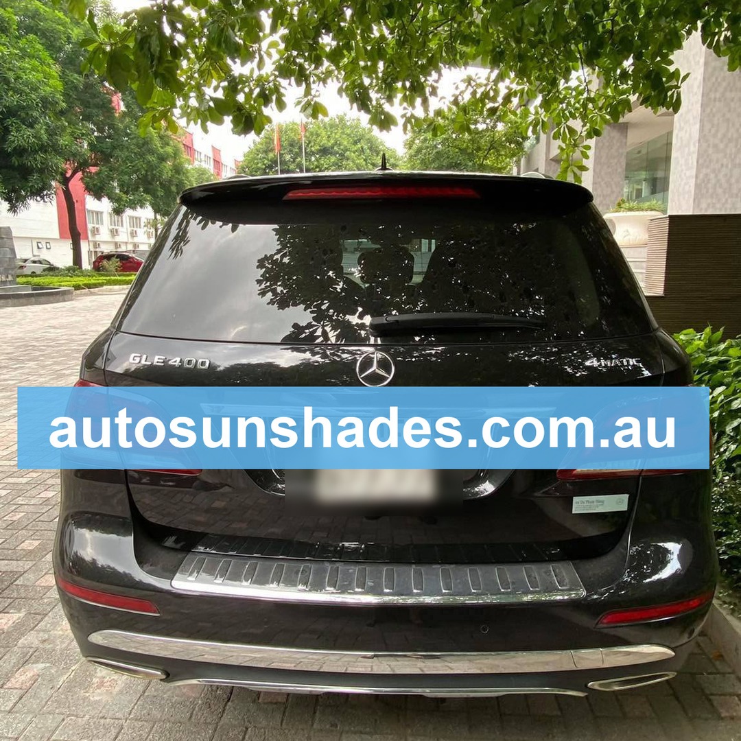 MERCEDES GLE 2012-2018 custom-fit car window sun shades — photo 4