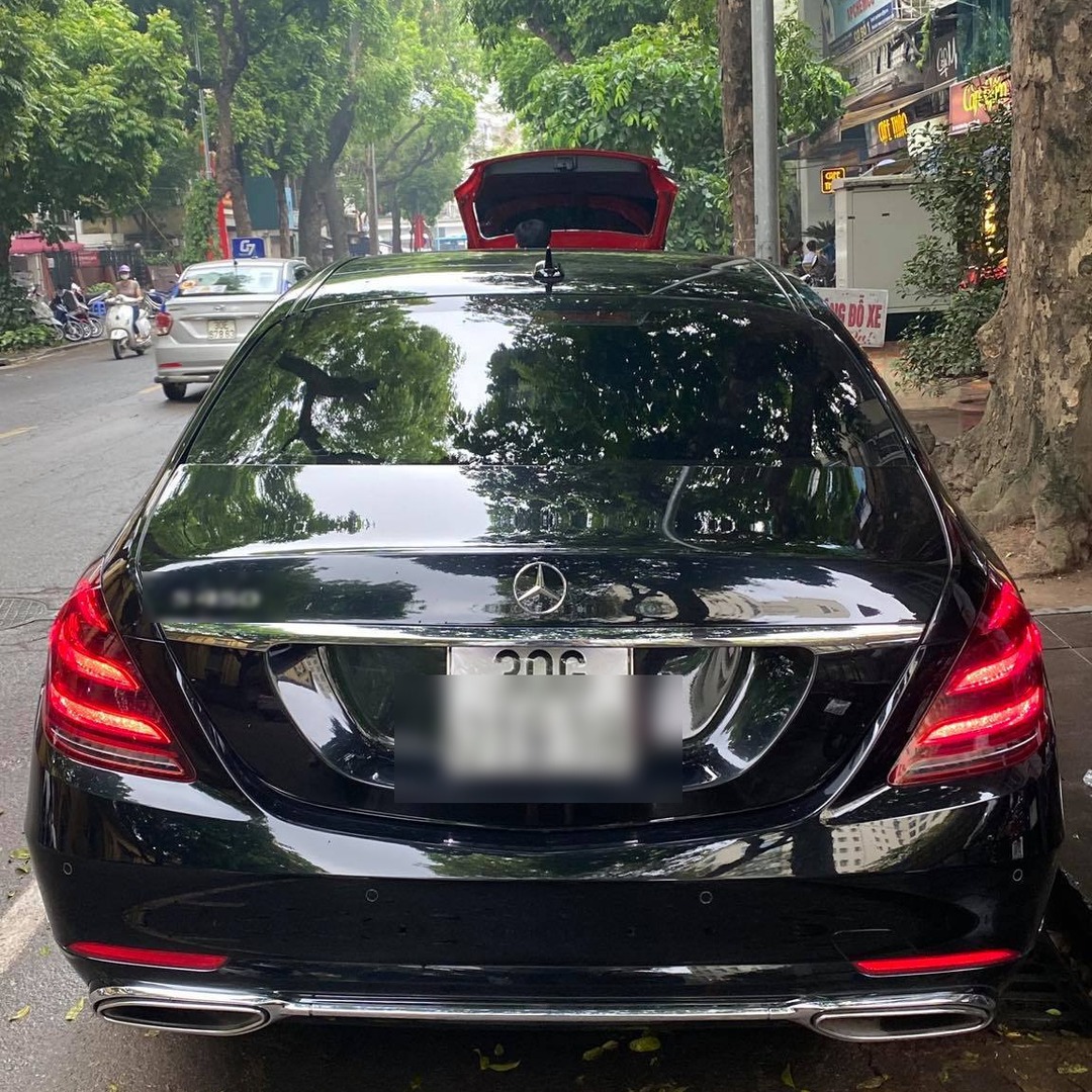 MERCEDES S450 custom-fit car window sun shades — photo 4