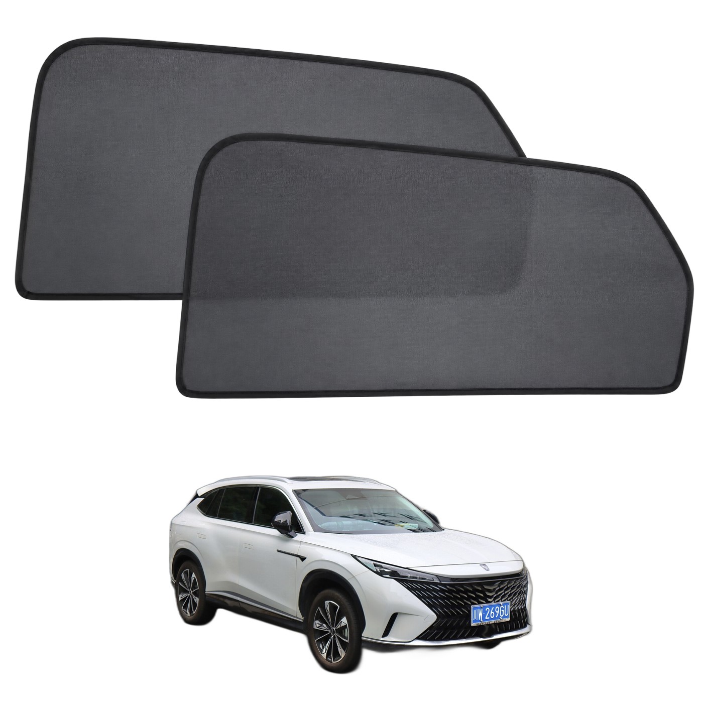Sun shades for MG RX5