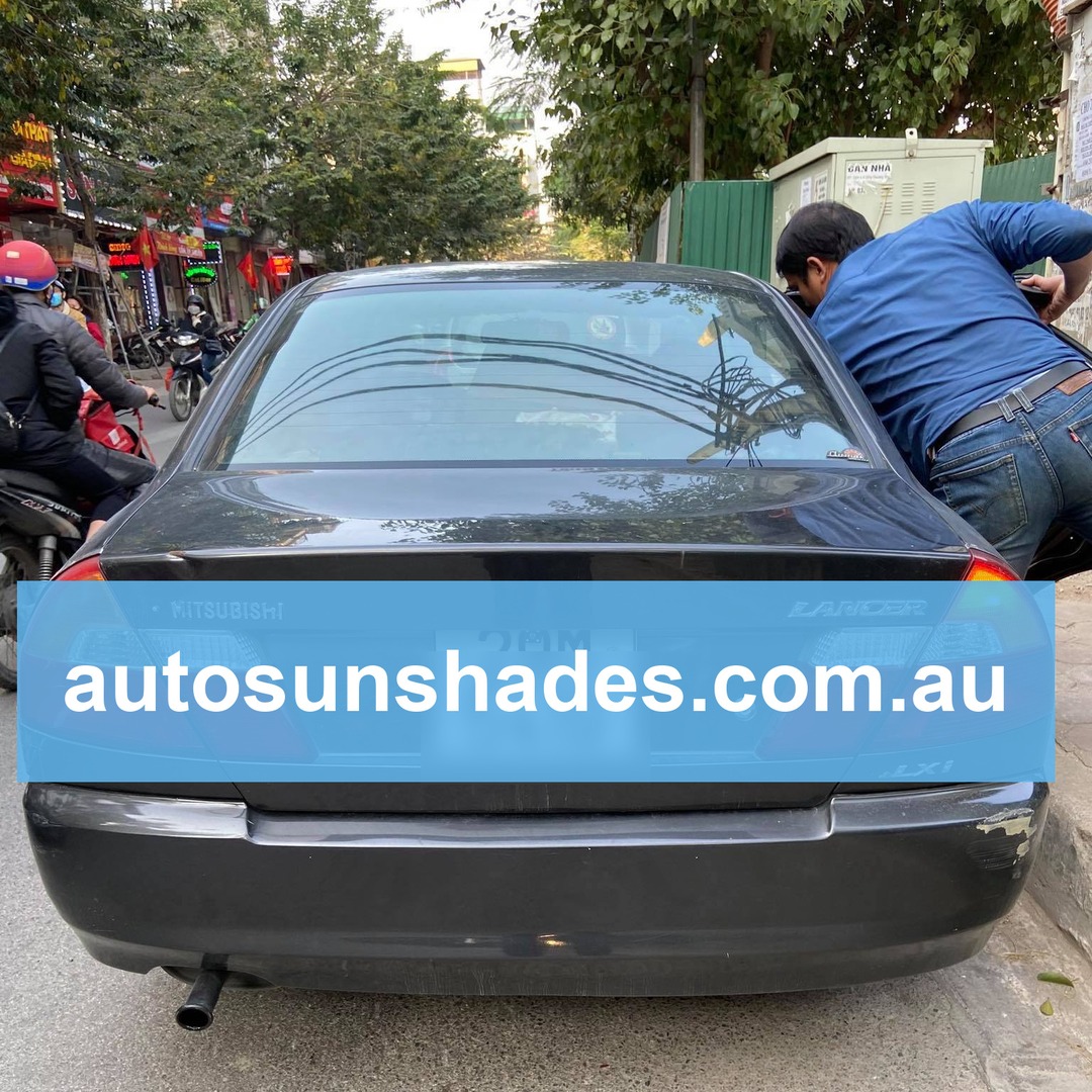 MITSUBISHI LANCER custom-fit car window sun shades — photo 4