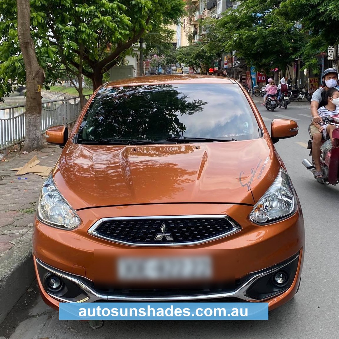 MITSUBISHI MIRAGE 2018-2021 custom-fit car window sun shades — photo 13