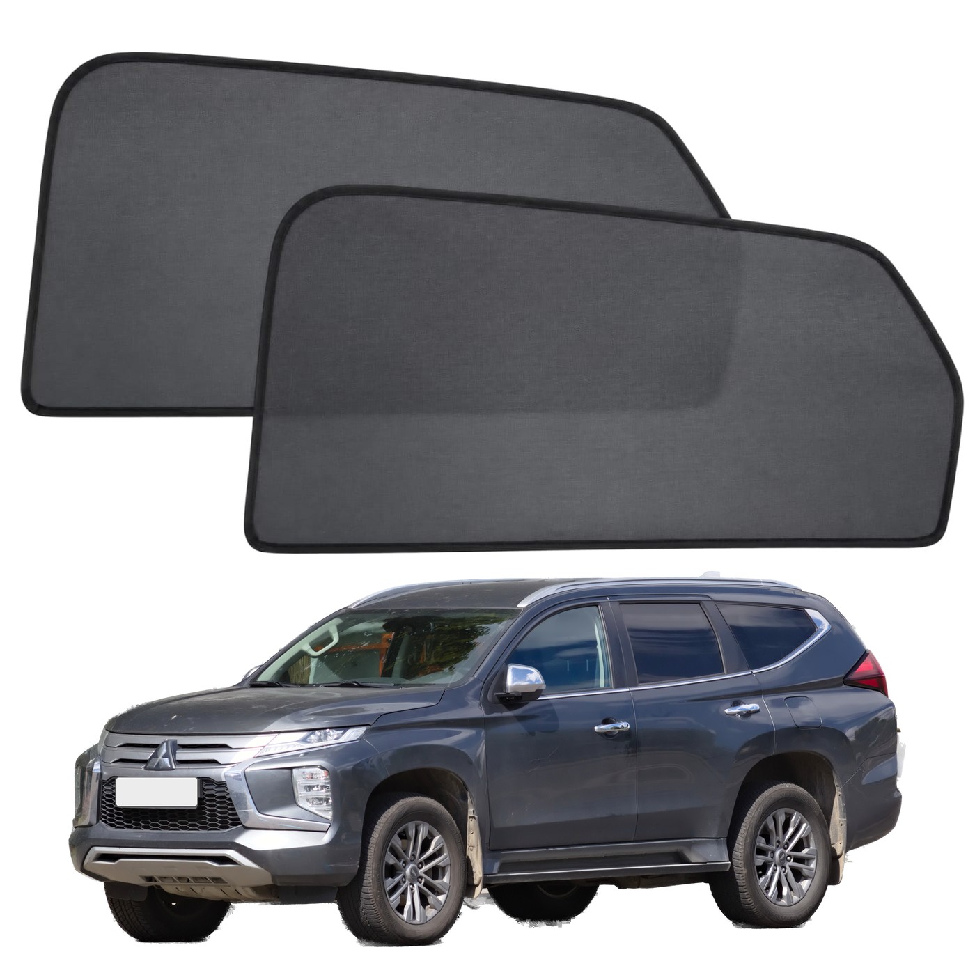 Sun shades for Mitsubishi Pajero Sport 3rd Gen SUV 2016-2025