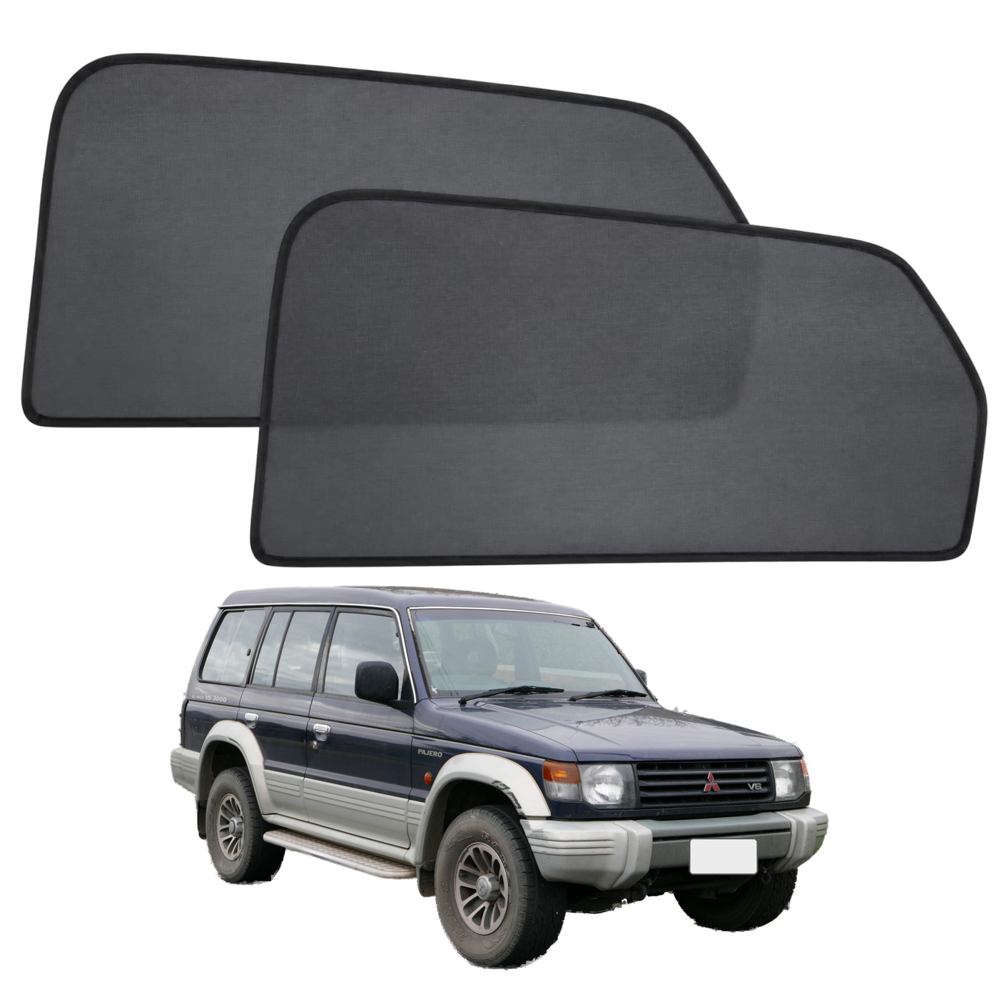 Sun shades for Mitsubishi PAJERO V43 1991-1999