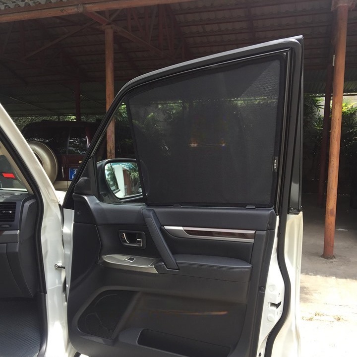 MITSUBISHI PAJERO V93 2015-2019 custom-fit car window sun shades — photo 6