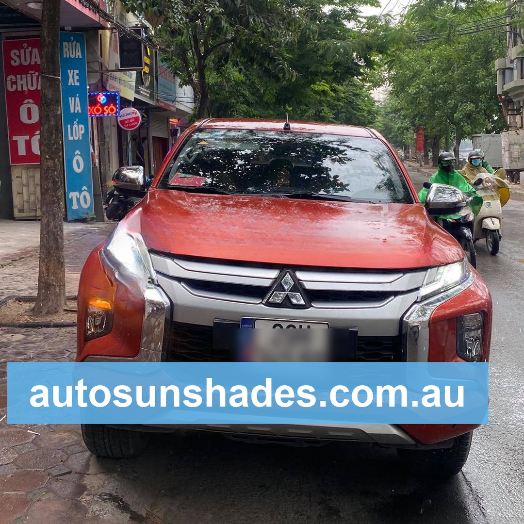 MITSUBISHI TRITON 2019-2023 custom-fit car window sun shades — photo 10