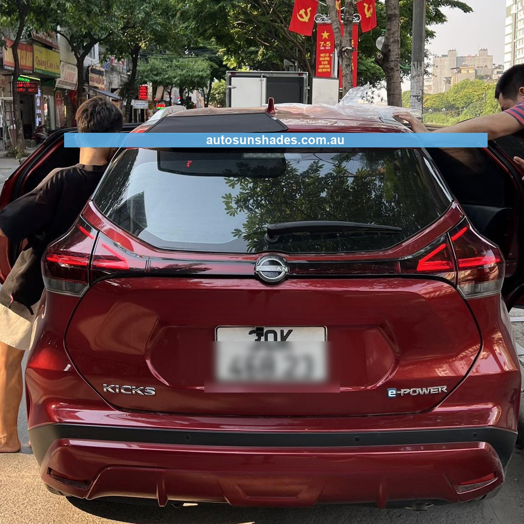 NISSAN KICKS custom-fit car window sun shades — photo 10