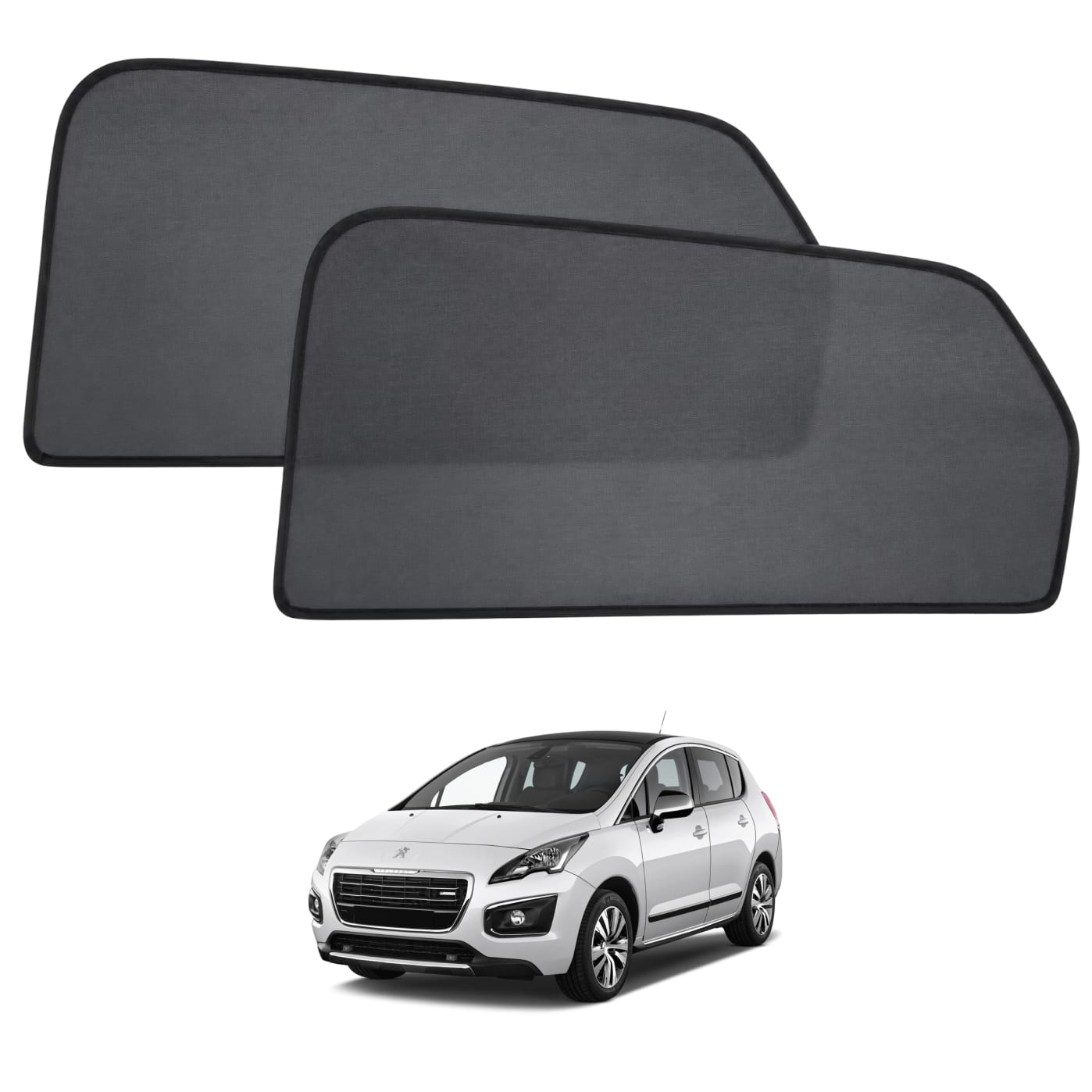 Sun shades for PEUGEOT 3008 FACELIFT