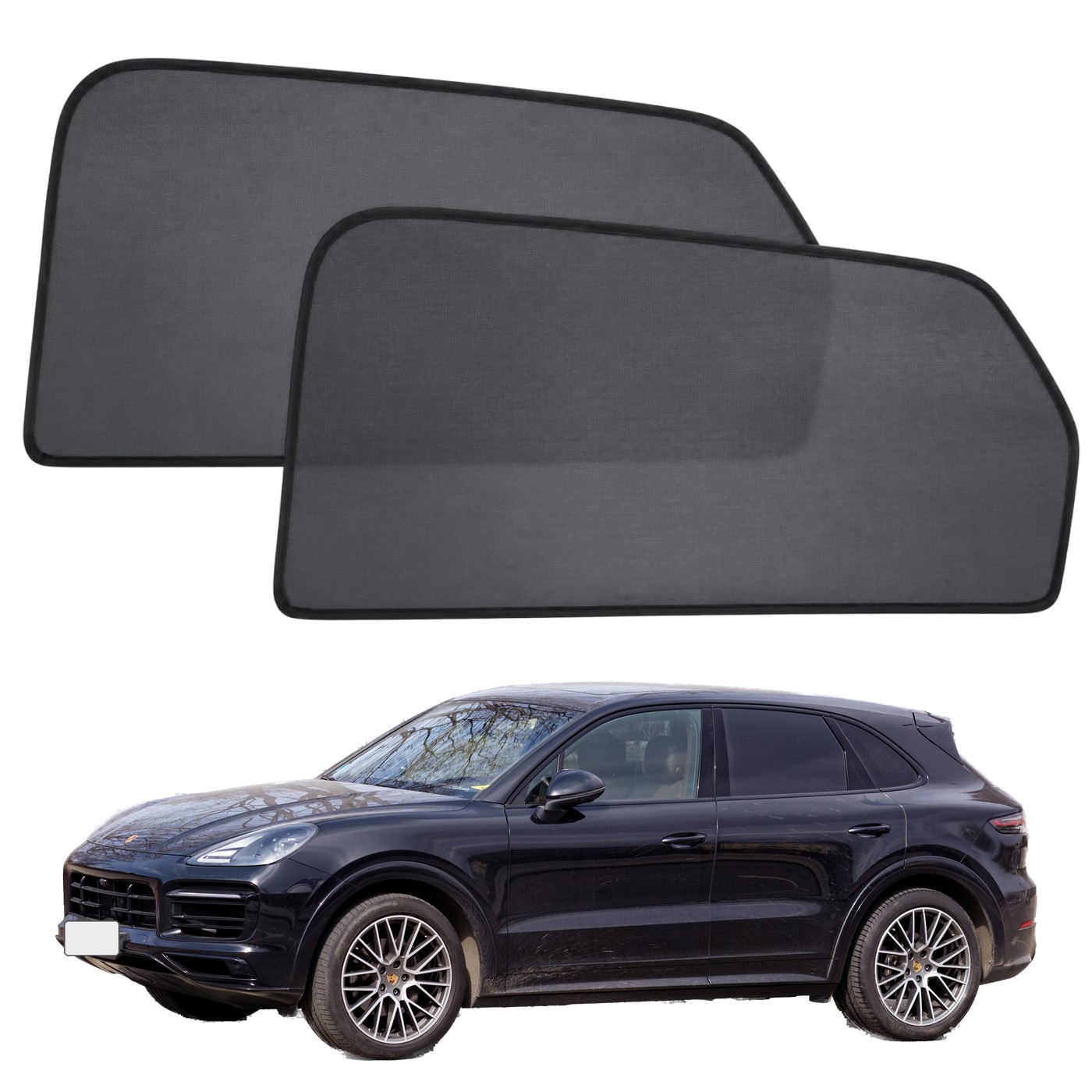 Sun shades for Porsche Cayenne 3rd Gen SUV 2018-2026