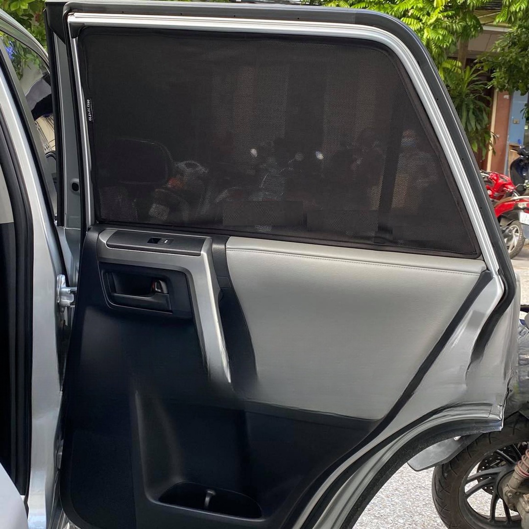 Custom-fit sun shades fitted to a TOYOTA 4RUNNER 2009-2024