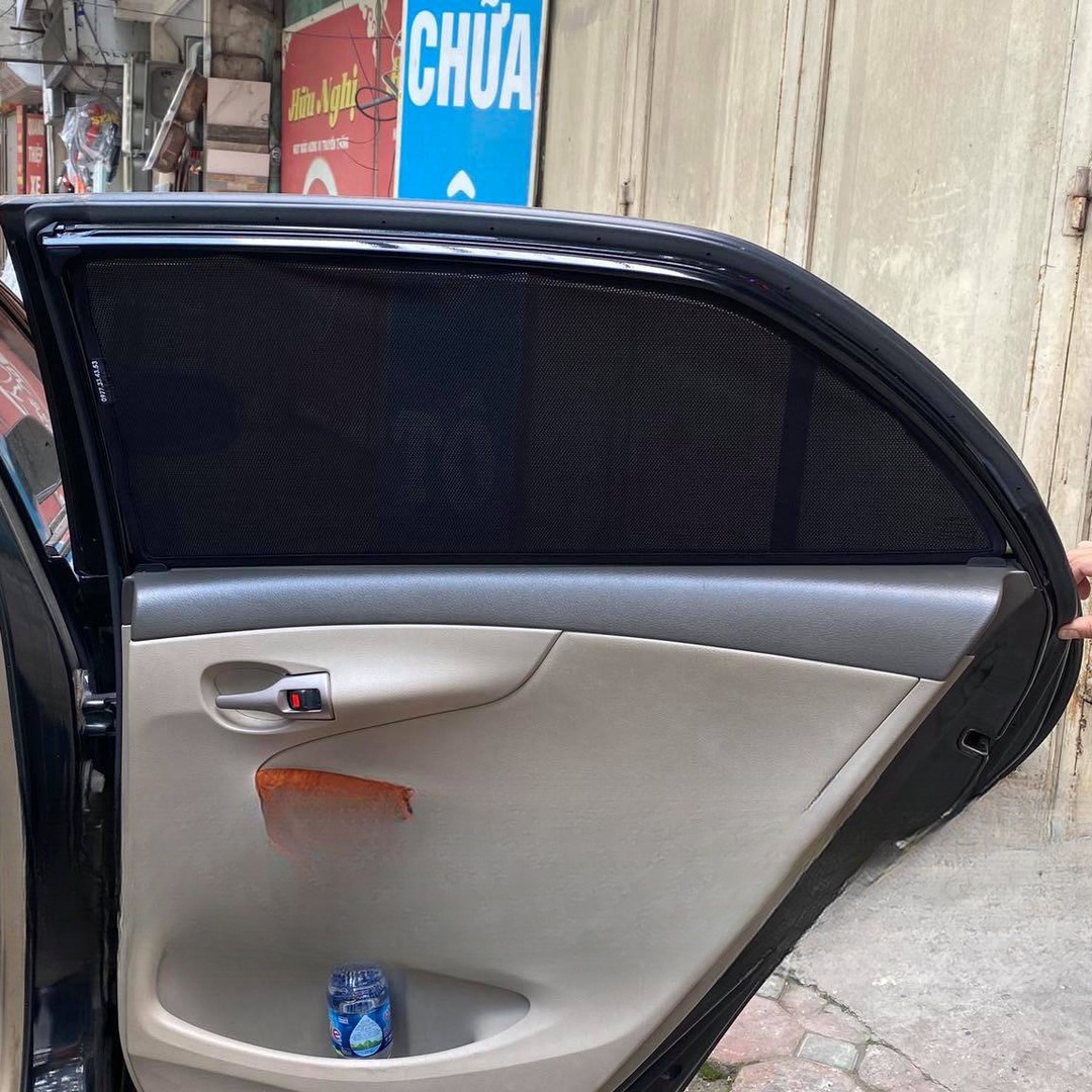 TOYOTA COROLLA ALTIS 2008-2014 custom-fit car window sun shades — photo 8