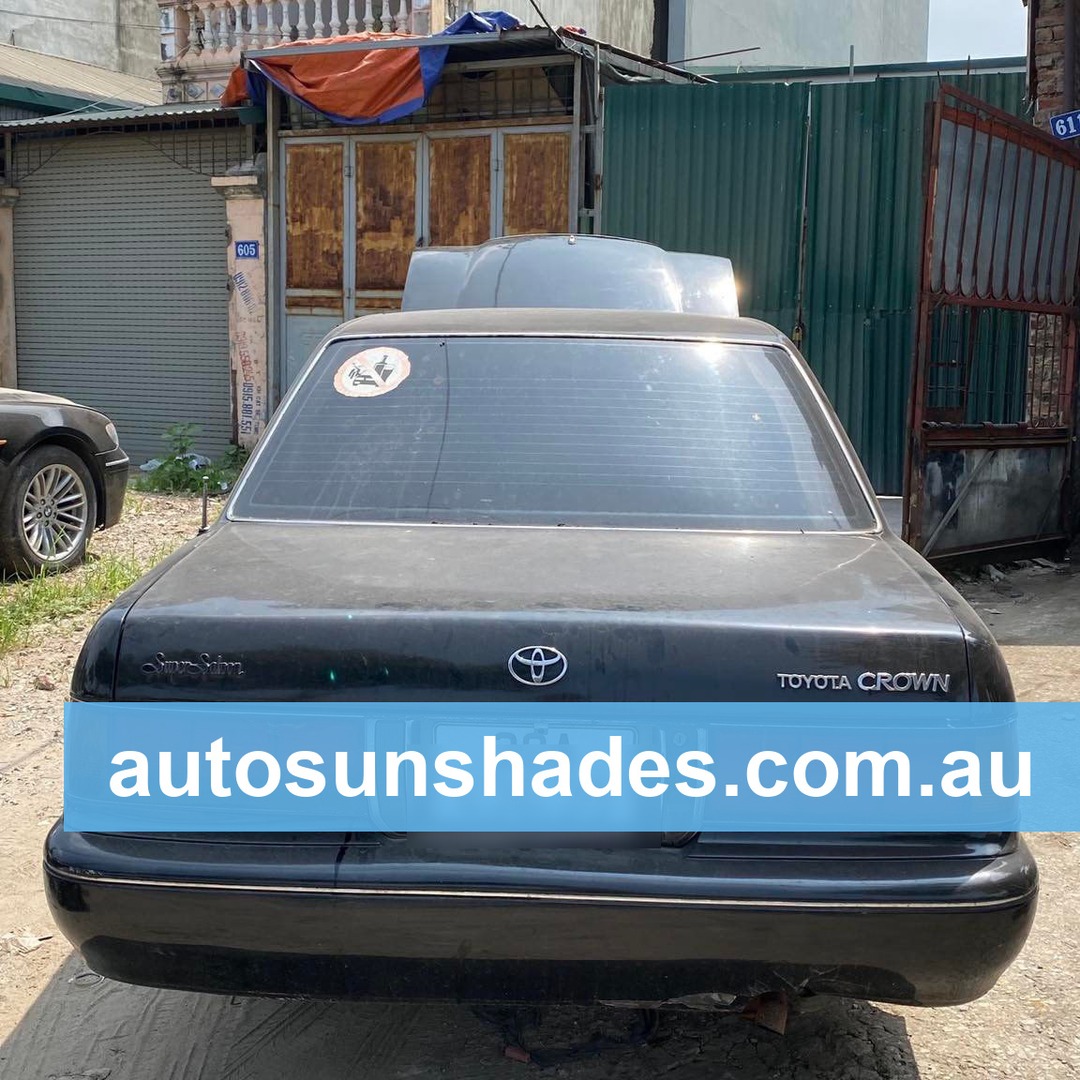 TOYOTA CROWN custom-fit car window sun shades — photo 4