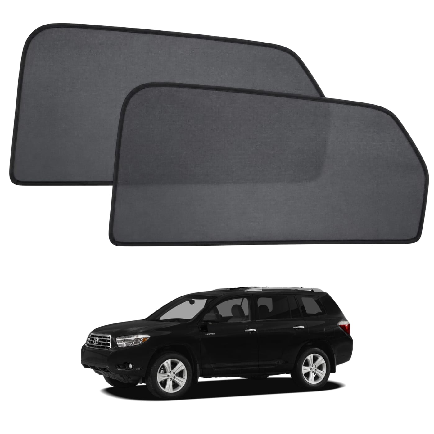 Sun shades for TOYOTA KLUGER 2008-2014