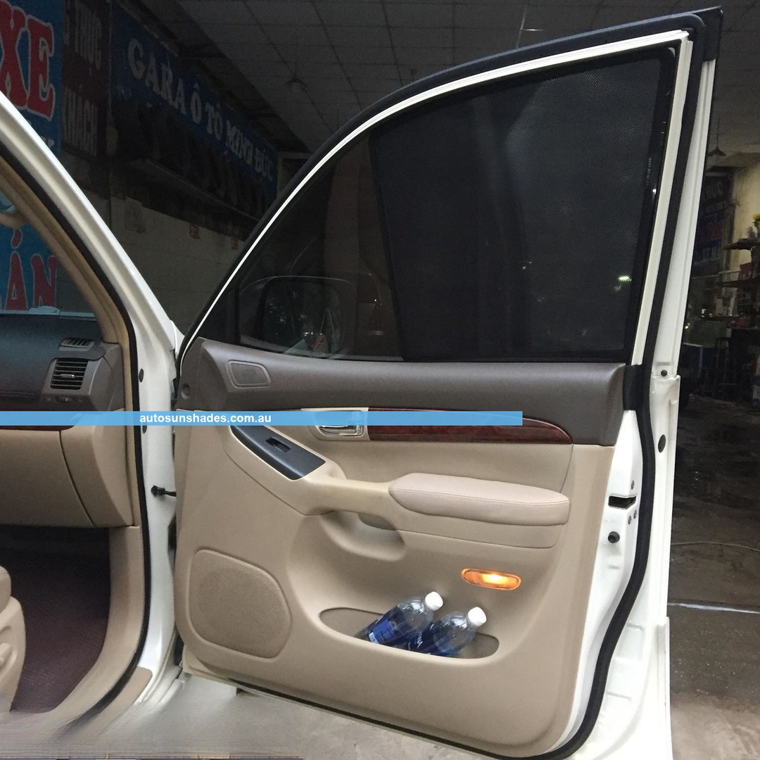 TOYOTA LAND CRUISER PRADO 2004-2010 custom-fit car window sun shades — photo 6