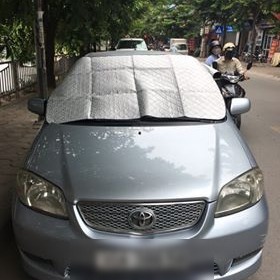 TOYOTA VIOS 2003-2007 custom-fit car window sun shades — photo 1