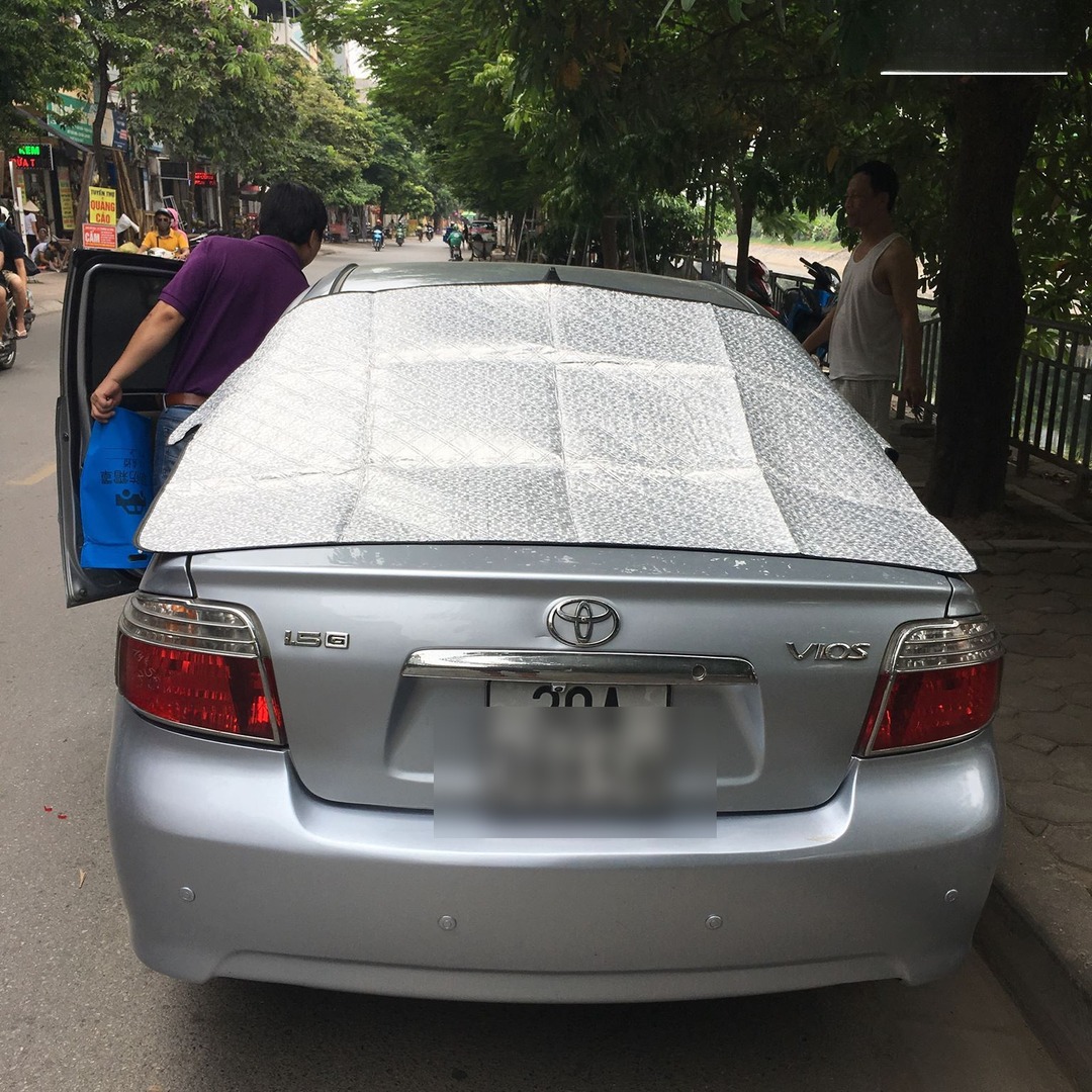 TOYOTA VIOS 2003-2007 custom-fit car window sun shades — photo 4