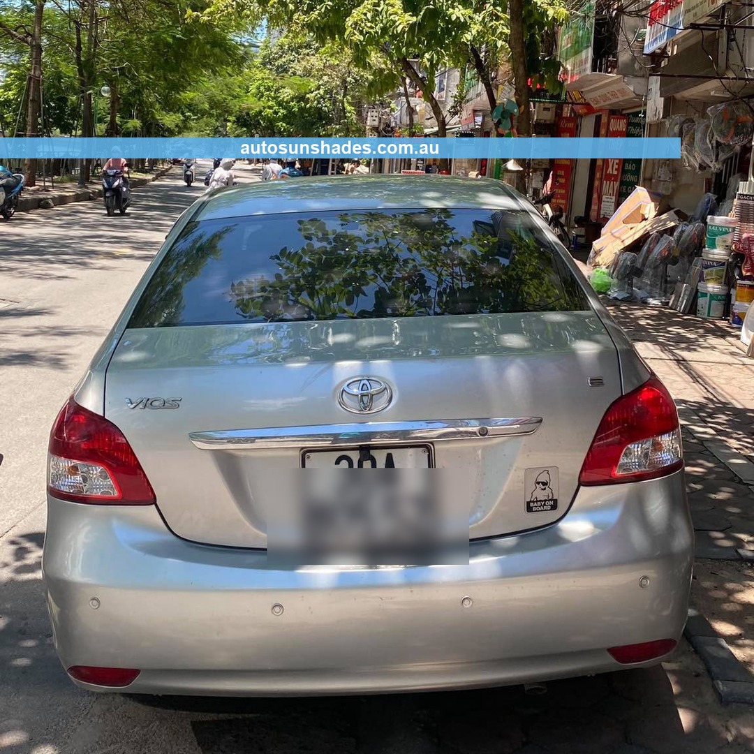 TOYOTA VIOS 2008-2013 custom-fit car window sun shades — photo 7