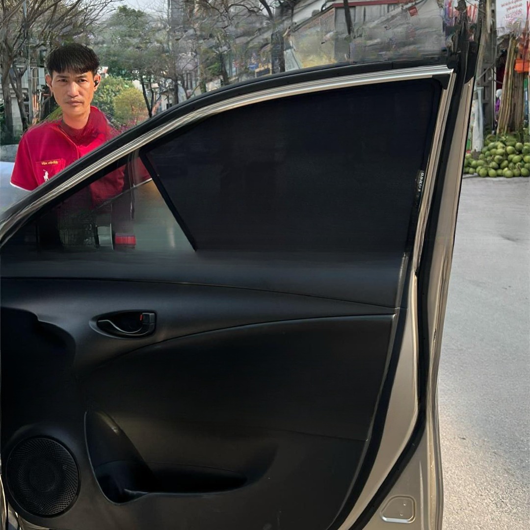 TOYOTA VIOS 2024-2025 custom-fit car window sun shades — photo 3
