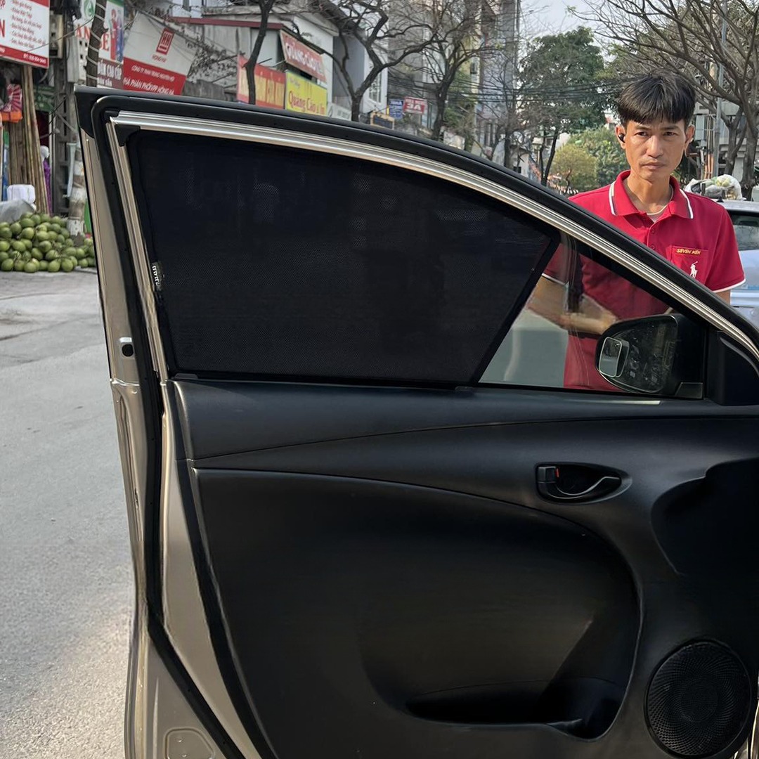 TOYOTA VIOS 2024-2025 custom-fit car window sun shades — photo 6