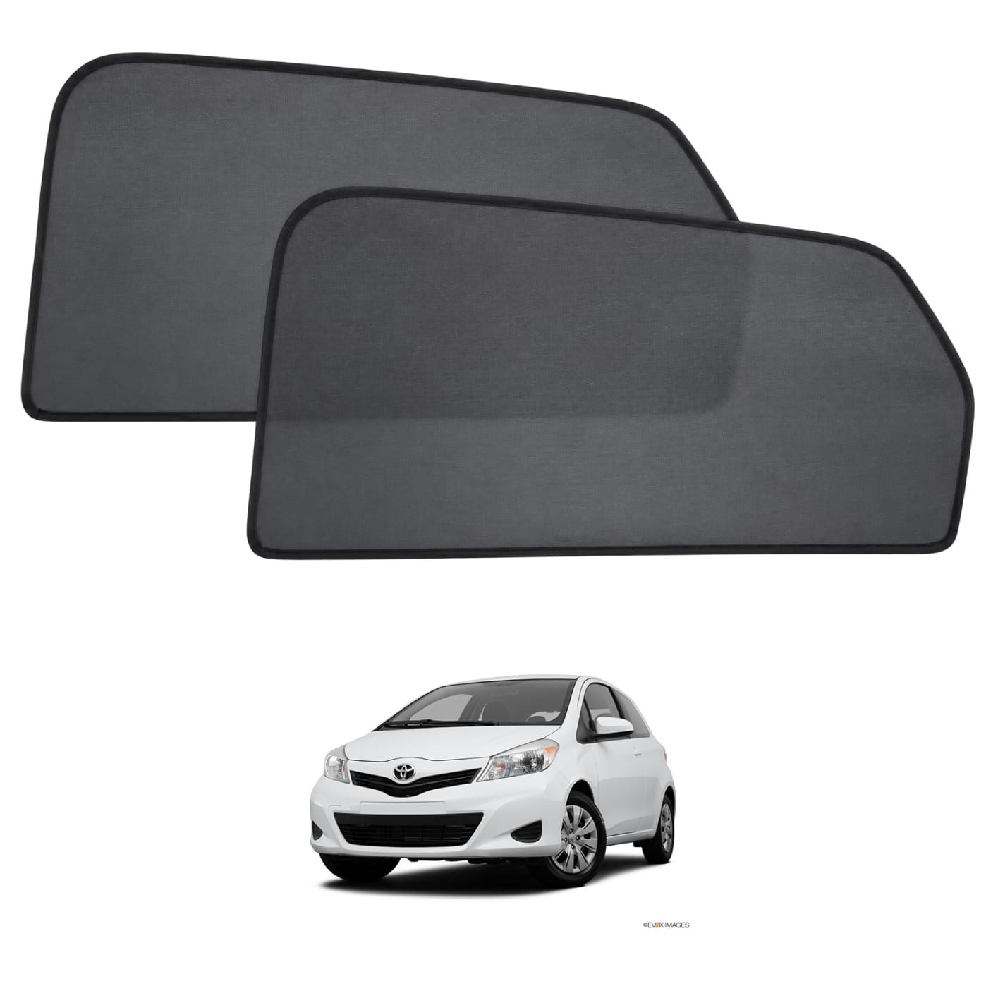 Sun shades for TOYOTA YARIS HATCHBACK 2007-2012